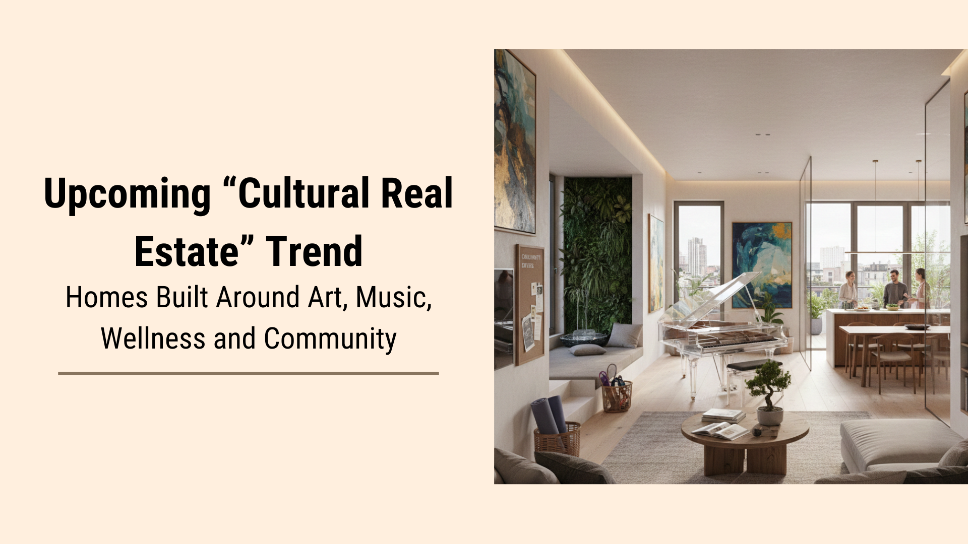 Art, Music & Wellness: The Future of Cultural Homes