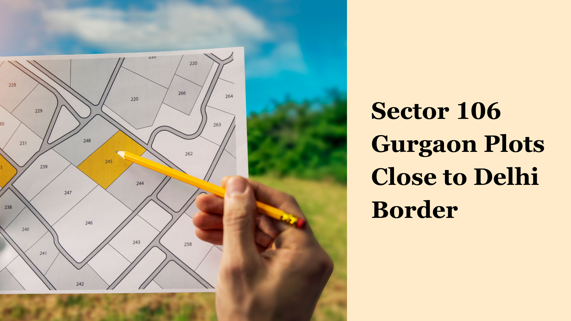 Sector 106 Gurgaon Plot Opportunities Close to Delhi Border