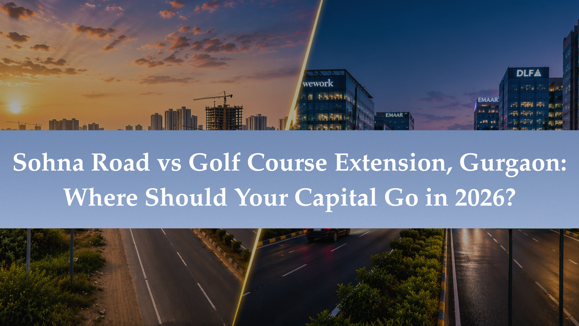 Sohna Road vs Golf Course Extension, Gurgaon: Where Should Your Capital Go in 2026?