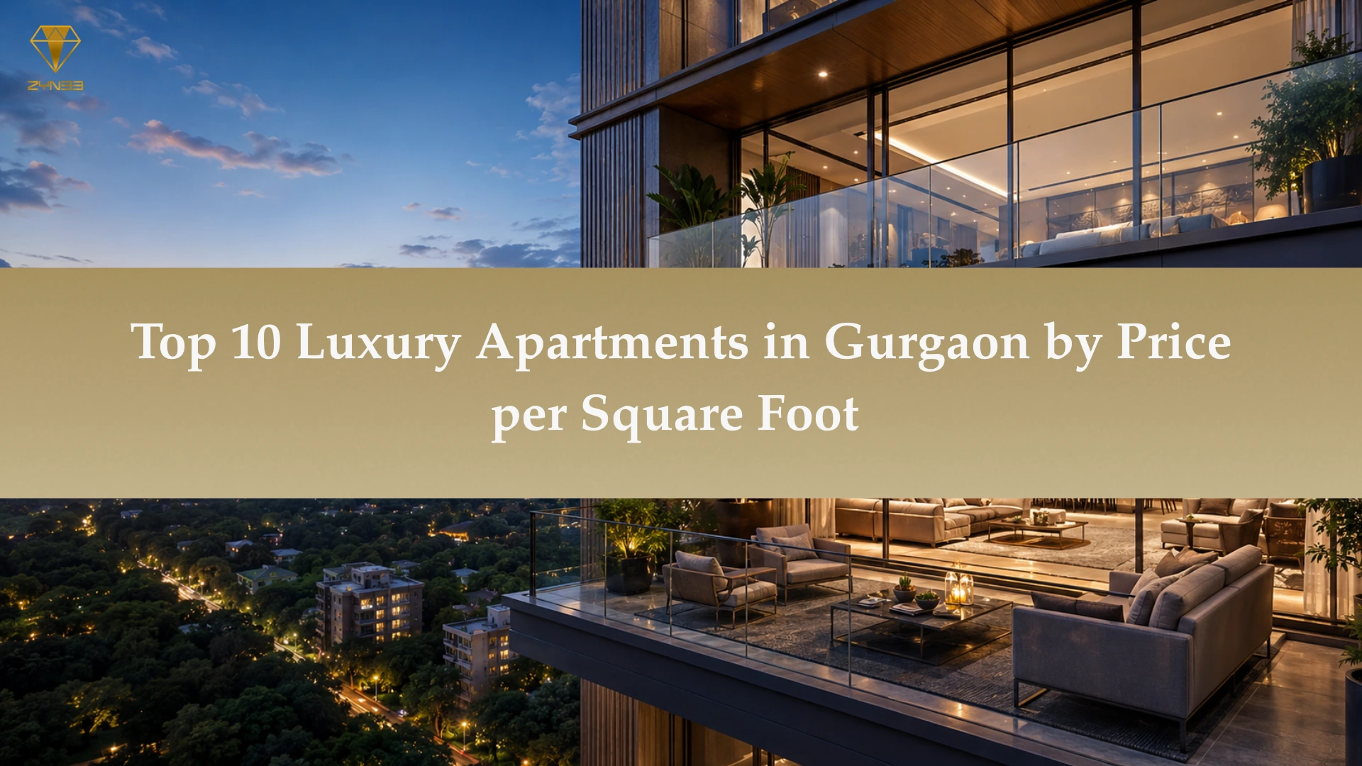 Top 10 Luxury Apartments in Gurgaon by Price per Square Foot