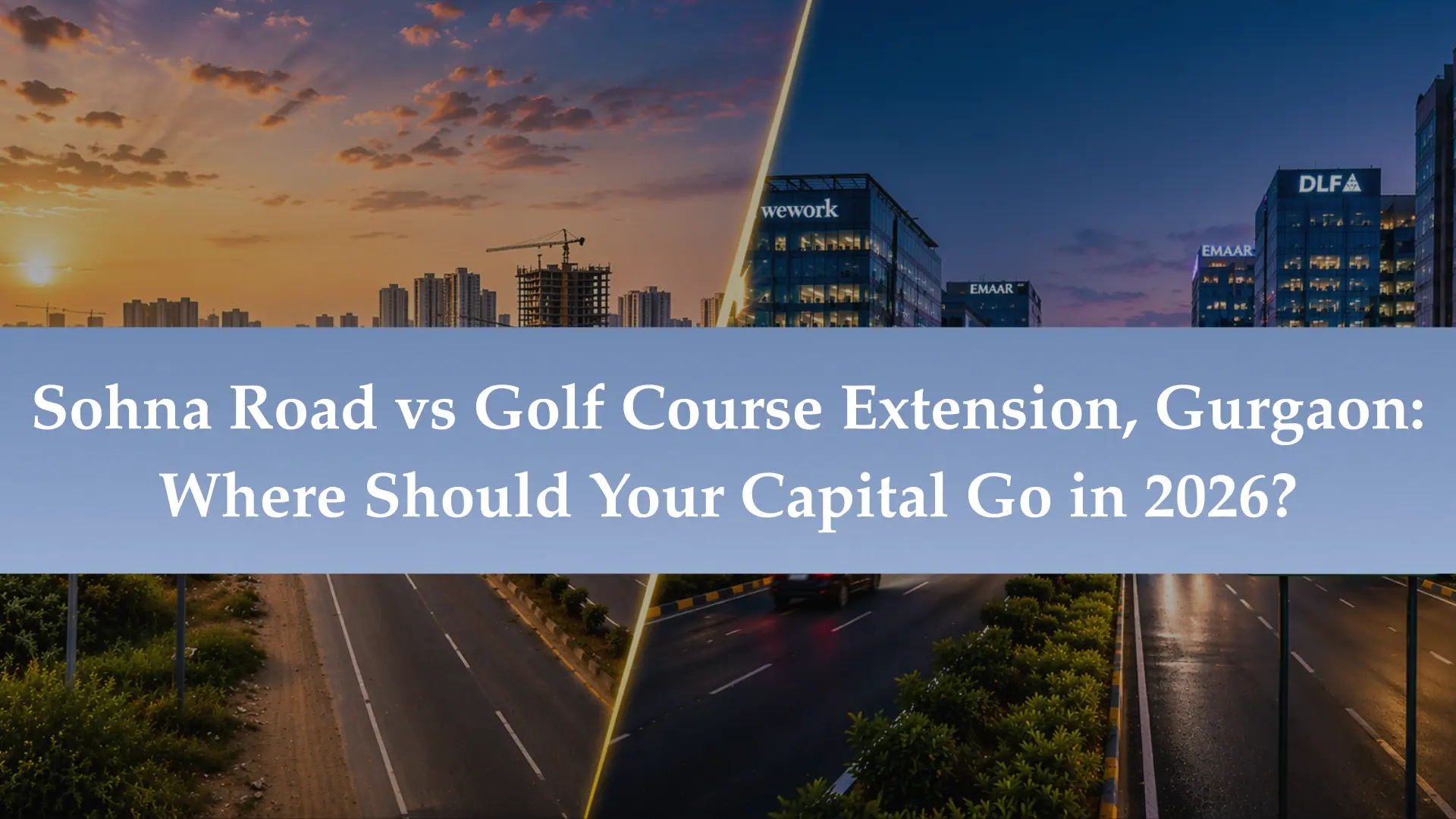Sohna Road vs Golf Course Extension, Gurgaon: Where Should Your Capital Go in 2026?