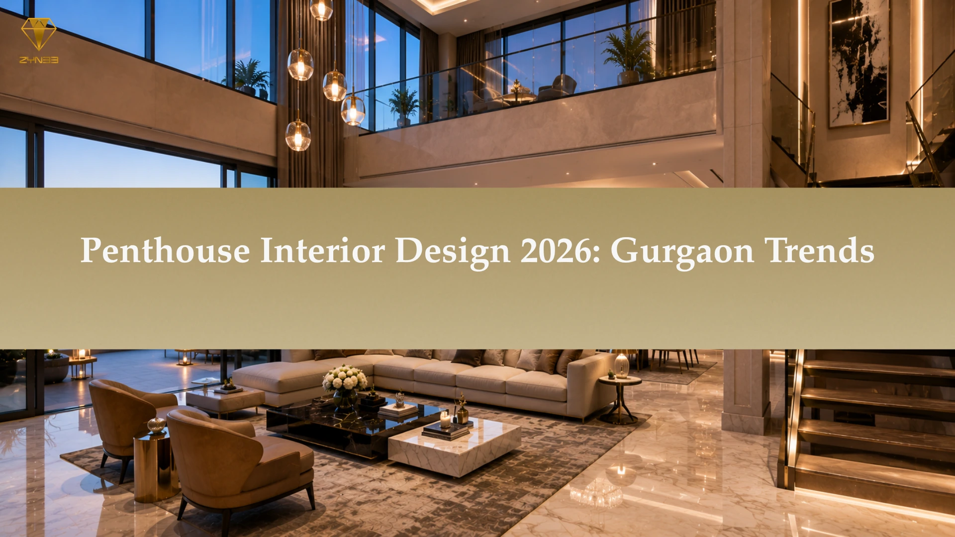 Penthouse Interior Design 2026: Gurgaon Trends