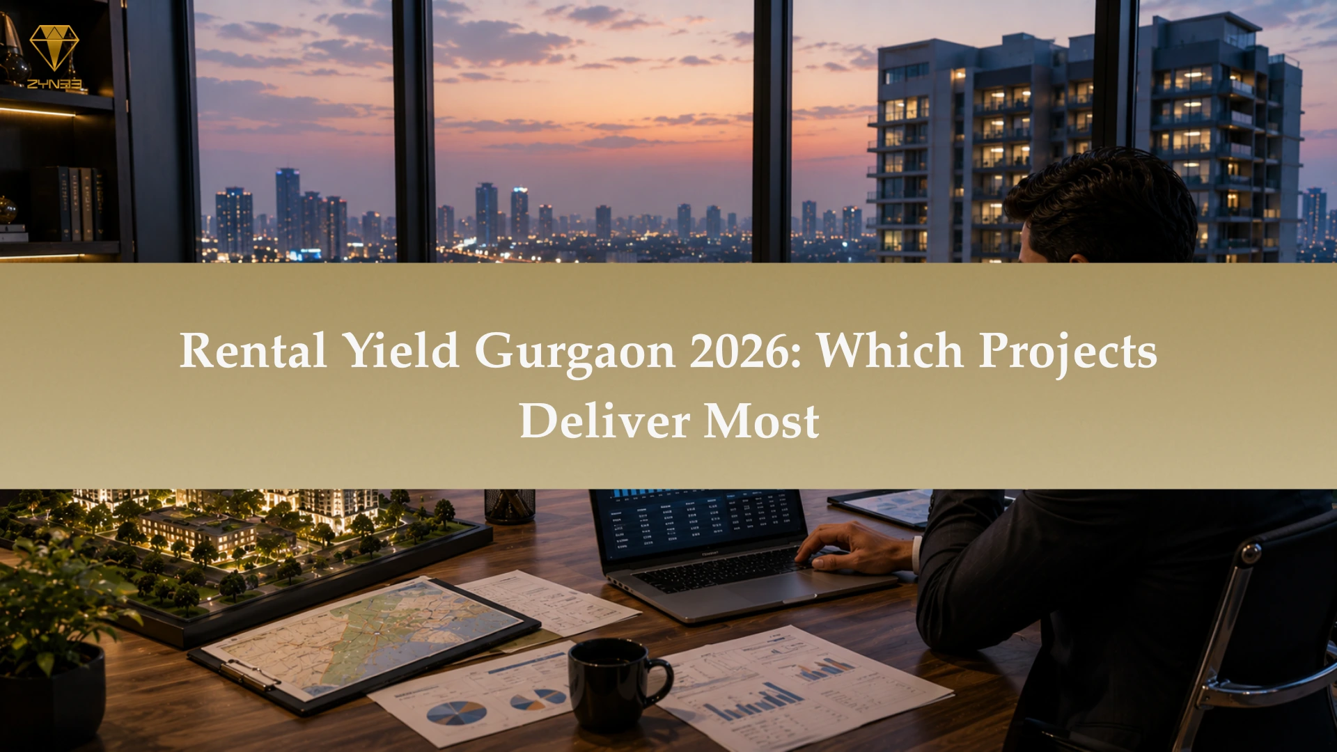 Rental Yield Gurgaon 2026 guide comparing DLF Camellias, Magnolias, Aralias, Trump Tower, M3M Altitude, and branded residences for rental income, yield percentage, and investment returns.