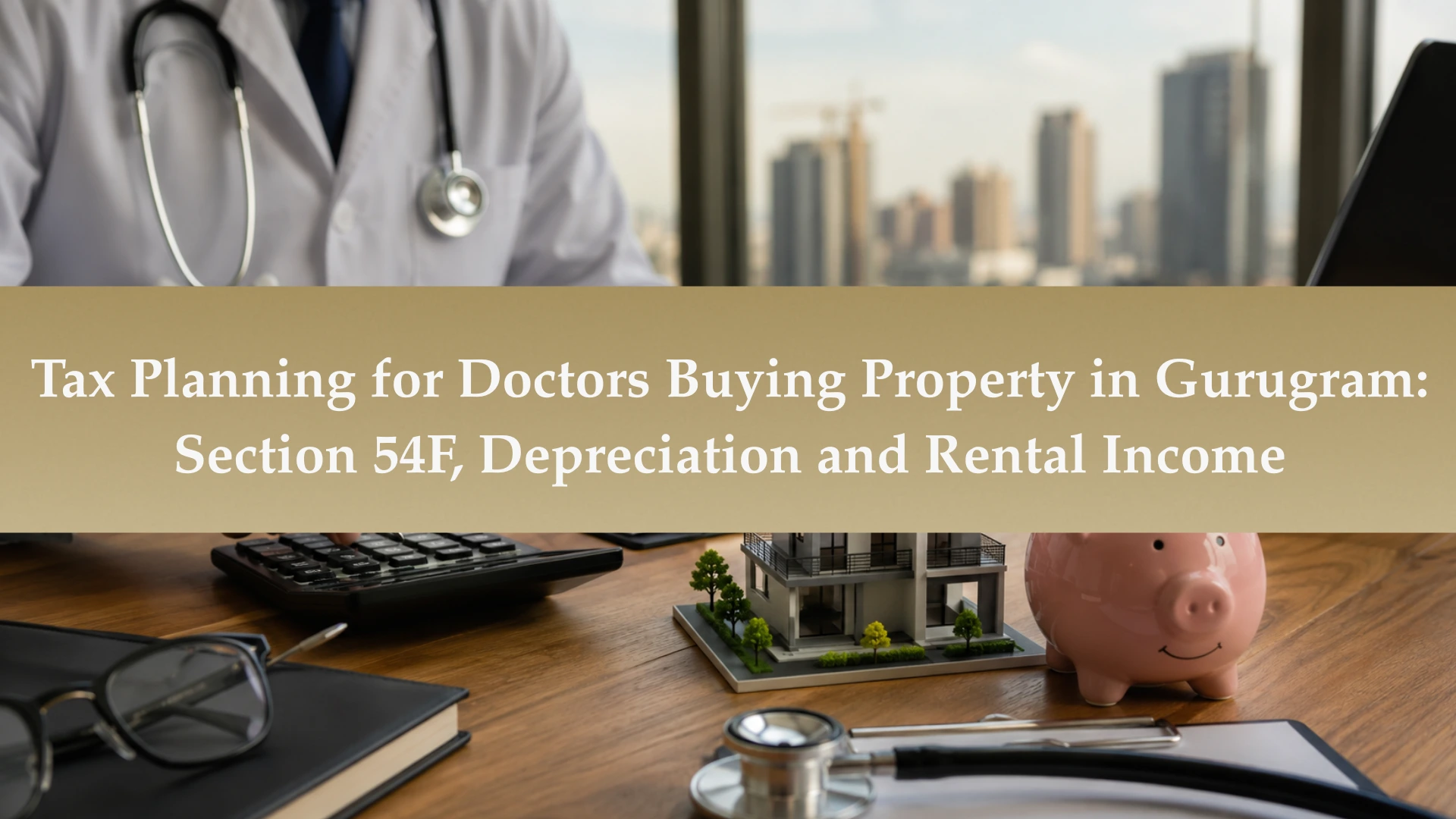 Doctor reviewing property investment tax benefits and real estate planning in India for smarter tax savings