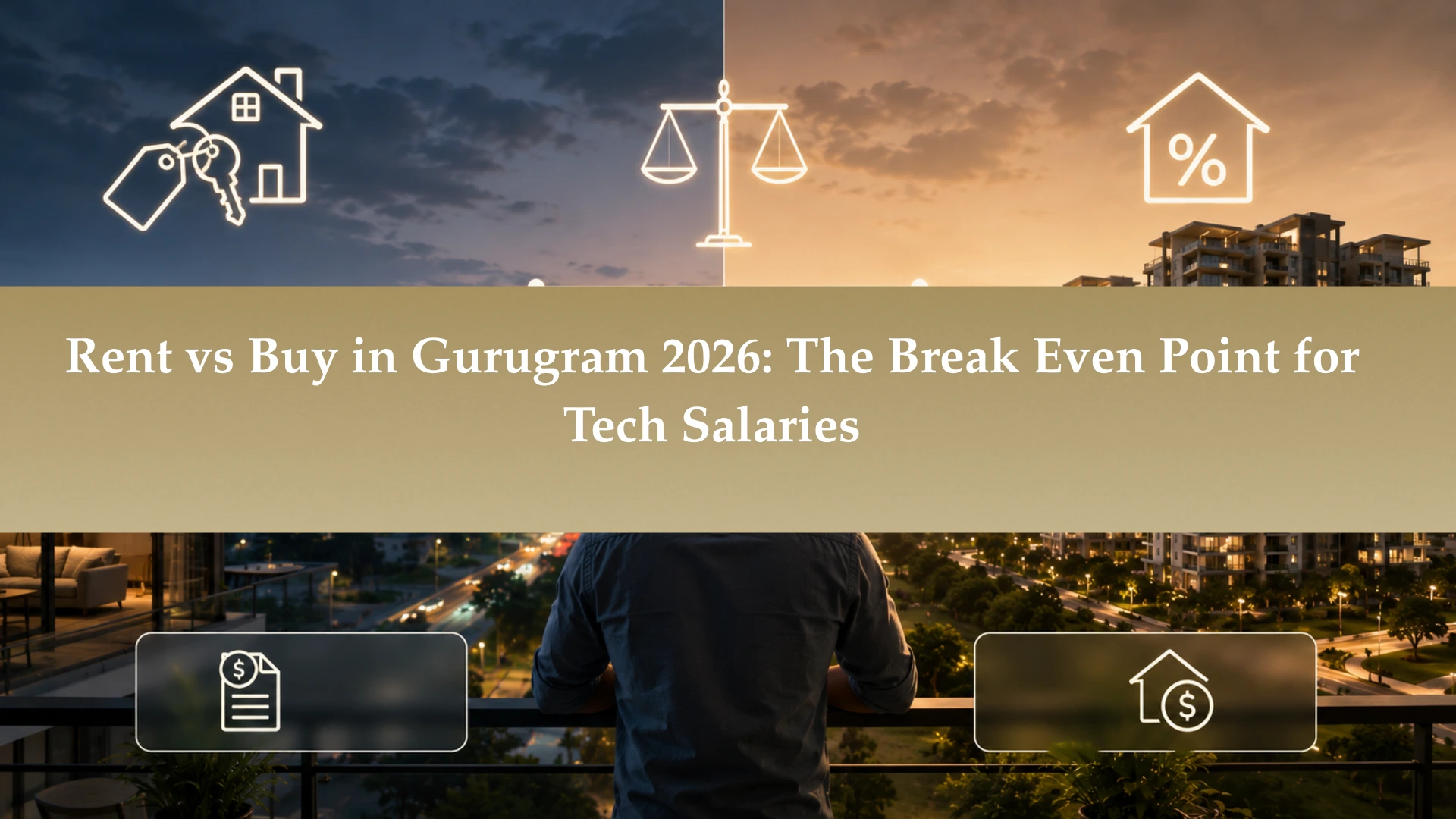 Rent vs Buy in Gurgaon Guide – Compare Home Loan EMI, Rental Costs, Break-Even Analysis, and Property Investment Options in Gurugram 2026