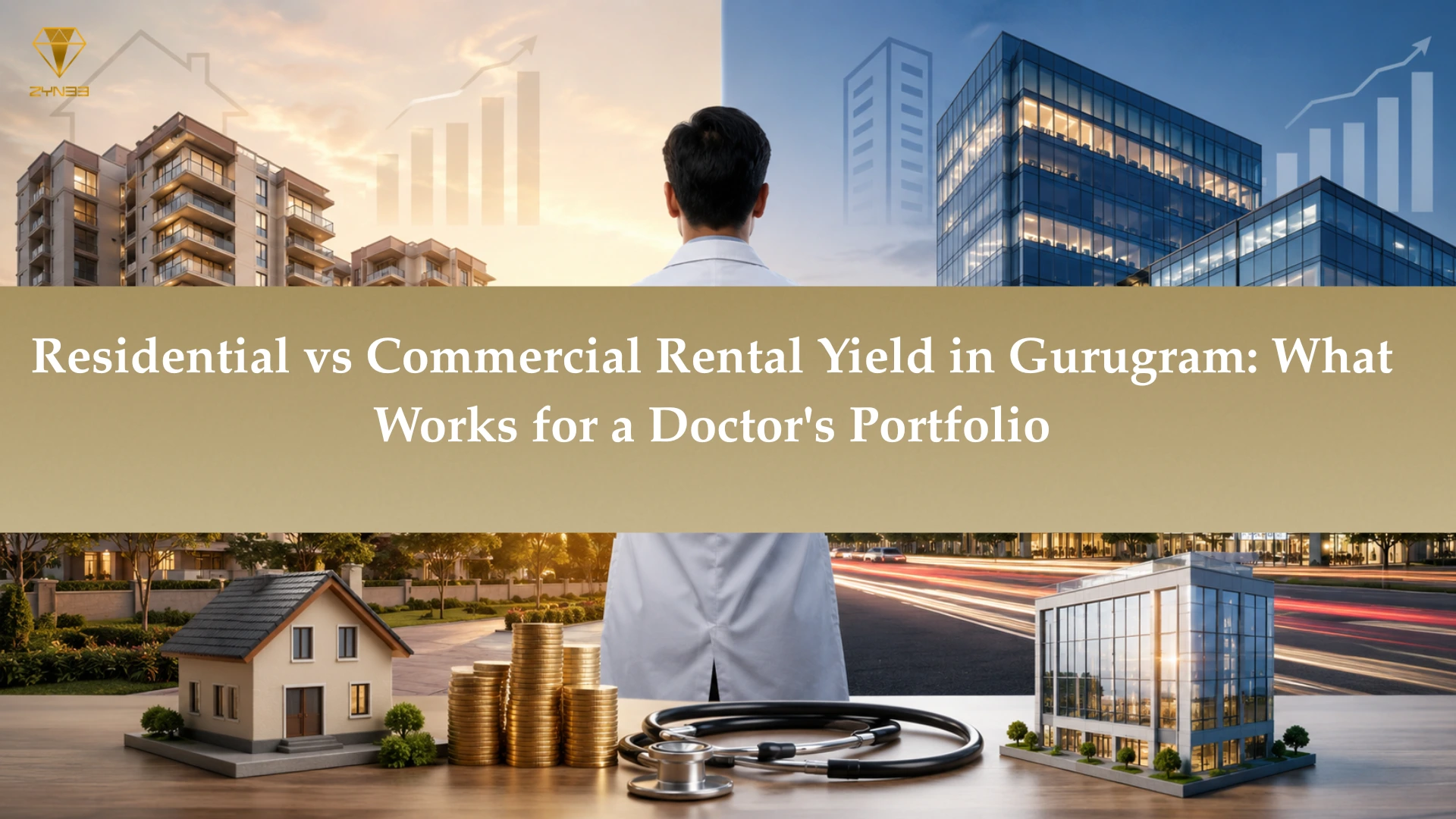 Residential vs Commercial Rental Yield in Gurugram: What Works for a Doctor's Portfolio