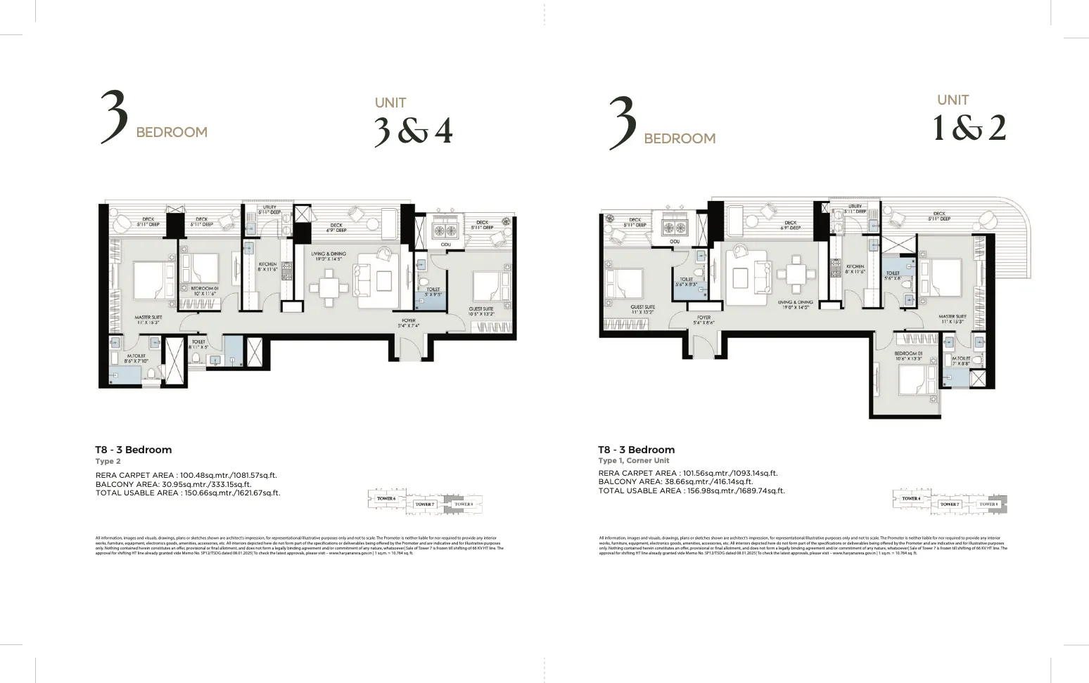 Floor Plan 3 BHK