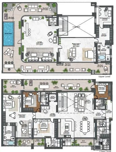 Floor Plan 5 BHK Penthouse