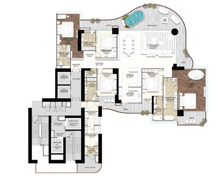 Floor Plan 5.5 BHK