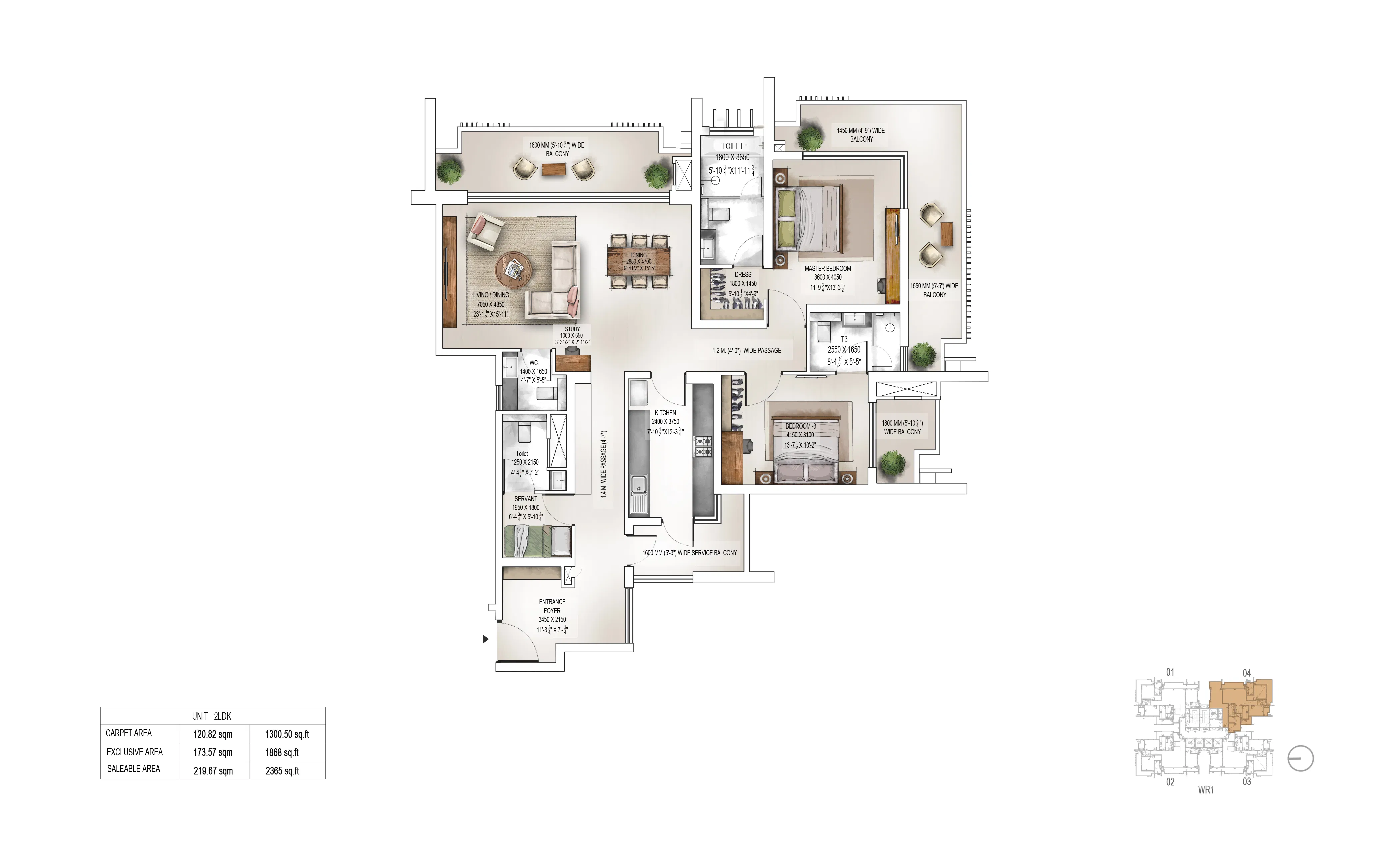 Floor Plan 2 LDK