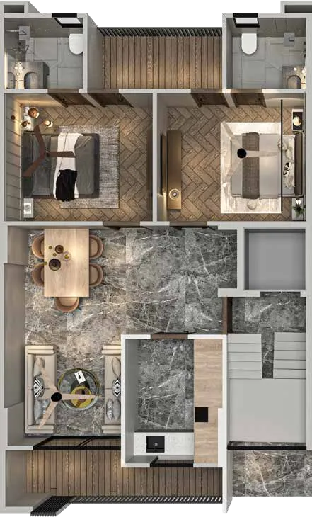 Floor Plan 2 BHK