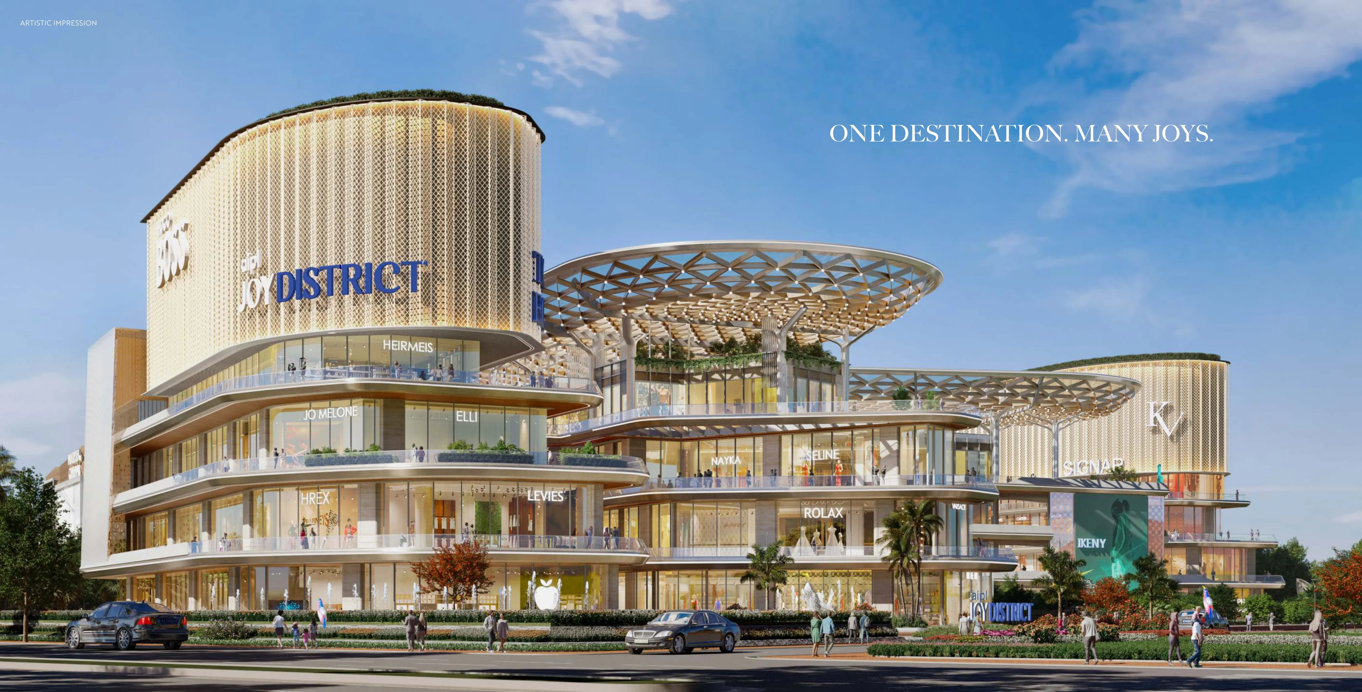 AIPL Joy District premium commercial property in Gurgaon with modern retail spaces, entertainment hub, and prime mixed use destination