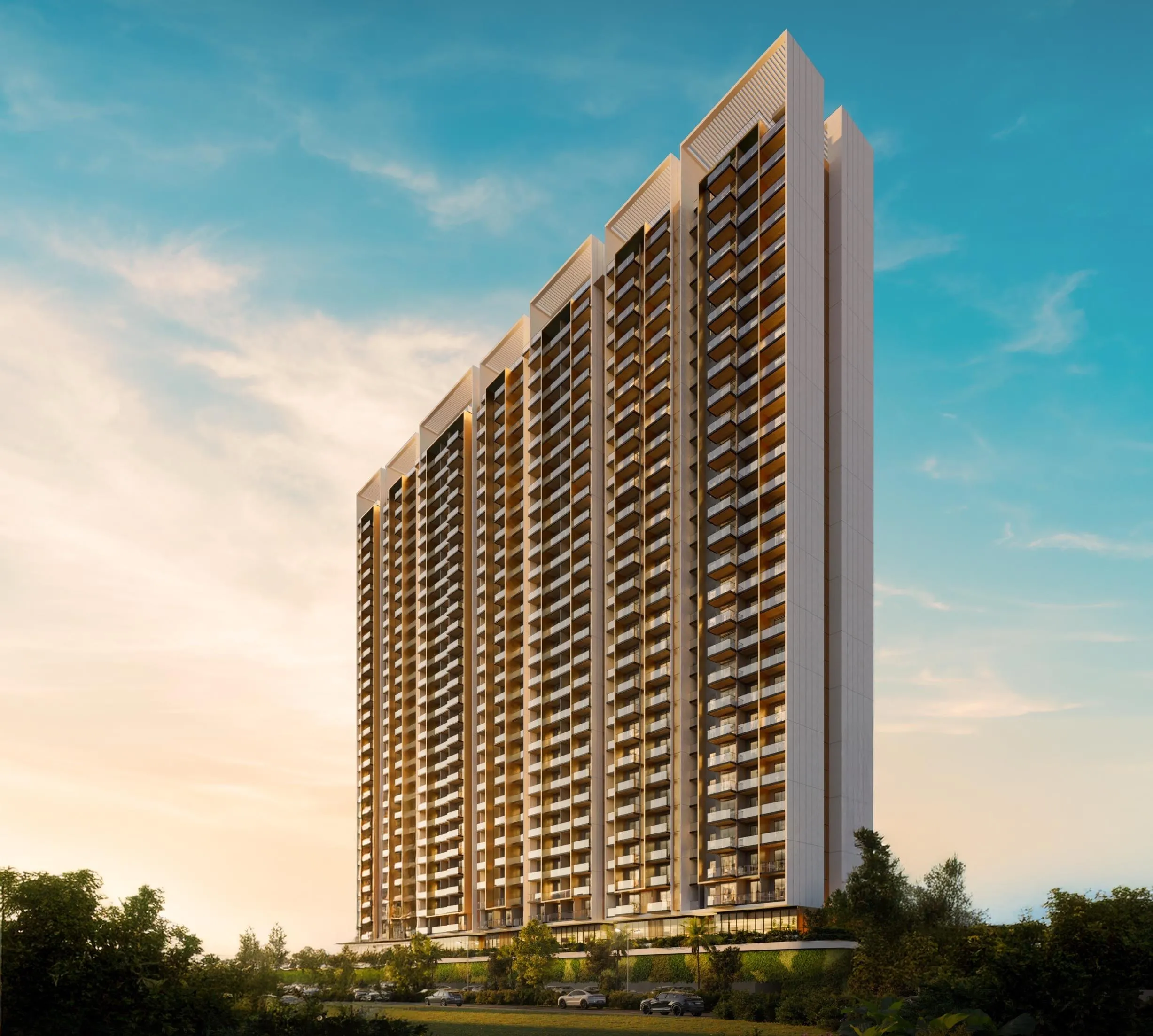 Aura World premium residential apartments in Gurgaon with modern towers, elegant design, and lifestyle amenities