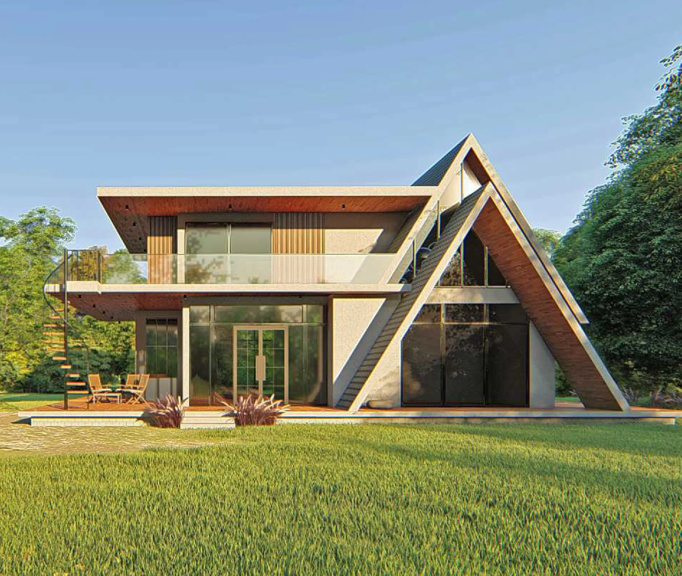 Ram Rattan Group Farms Houses Whispering Woods Naugaon Alwar luxury farmhouse villa project main exterior view near Delhi Mumbai Expressway by Ram Rattan Group